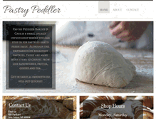 Tablet Screenshot of pastrypeddlers.com